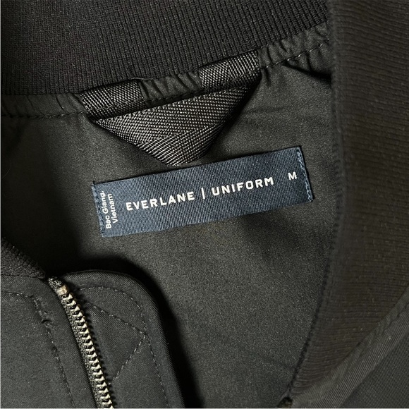 NEW EVERLANE Recycled Canvas Water Resistant Utility Bomber Flight Jacket M - Picture 9 of 12